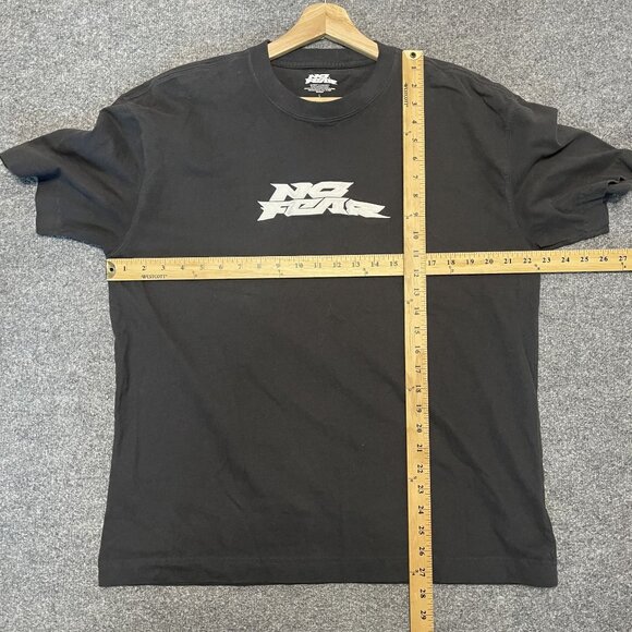 Hollister No Fear Heavyweight Boxy Fit T-Shirt L Black Casual Mens Graphic Tee - Picture 6 of 6